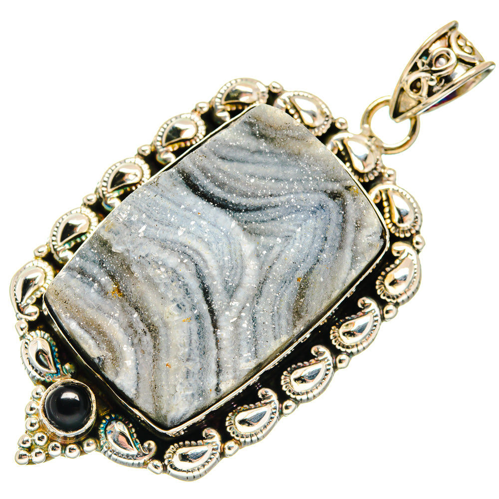 Desert Druzy Pendants handcrafted by Anasilvercos - PD20488