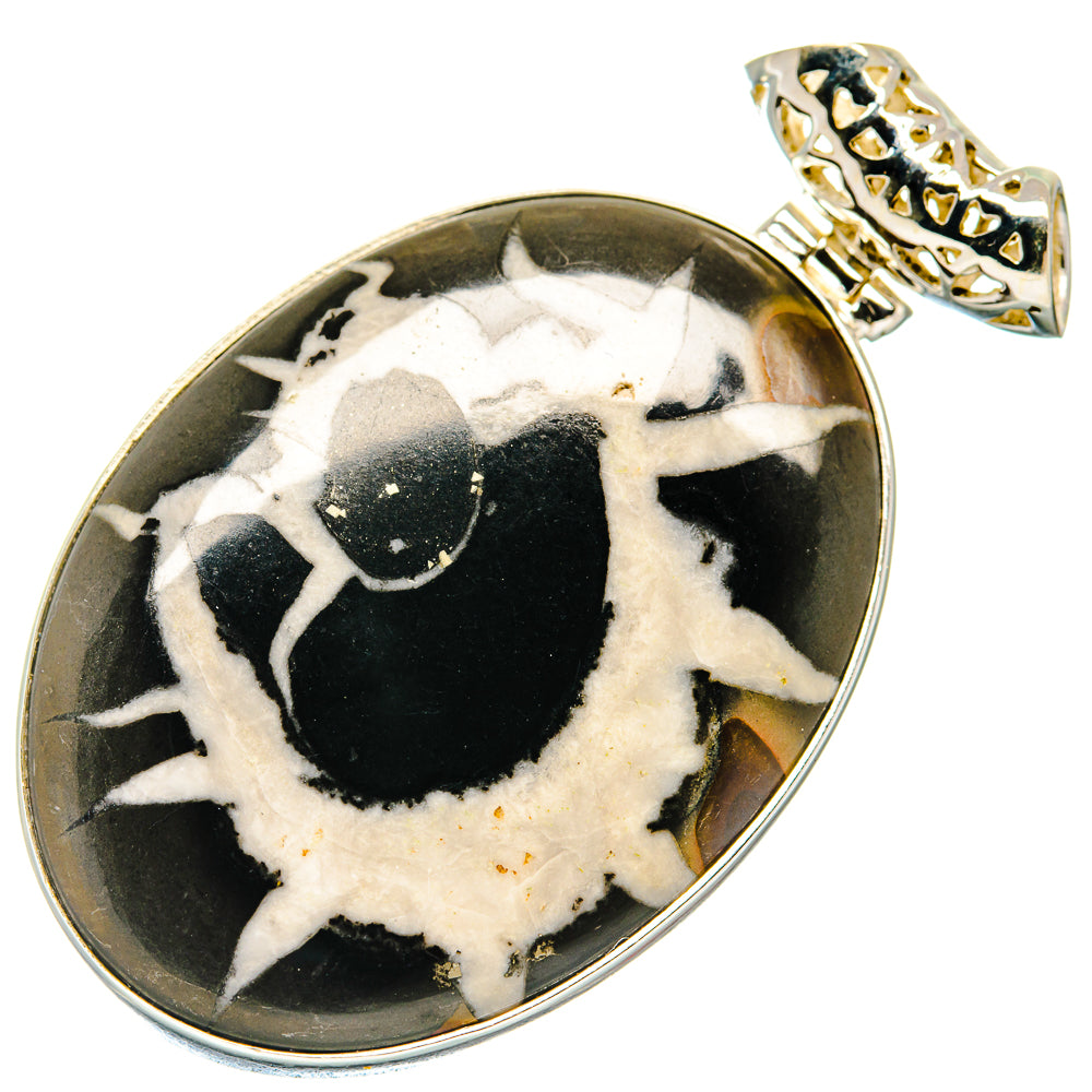 Septarian Geode Pendants handcrafted by Anasilvercos - PD20518