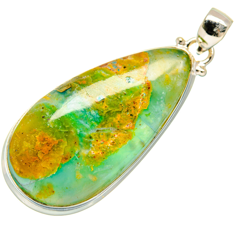 Peruvian Opal Pendants handcrafted by Anasilvercos - PD20524