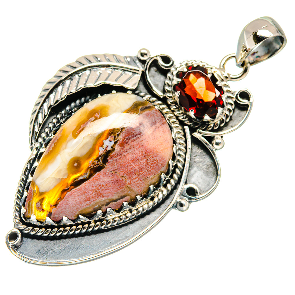 Butterfly Jasper Pendants handcrafted by Anasilvercos - PD20529