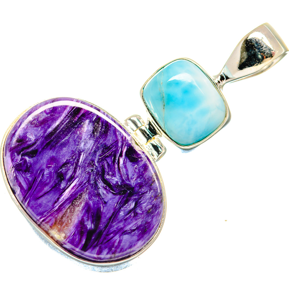 Charoite Pendants handcrafted by Anasilvercos - PD20548
