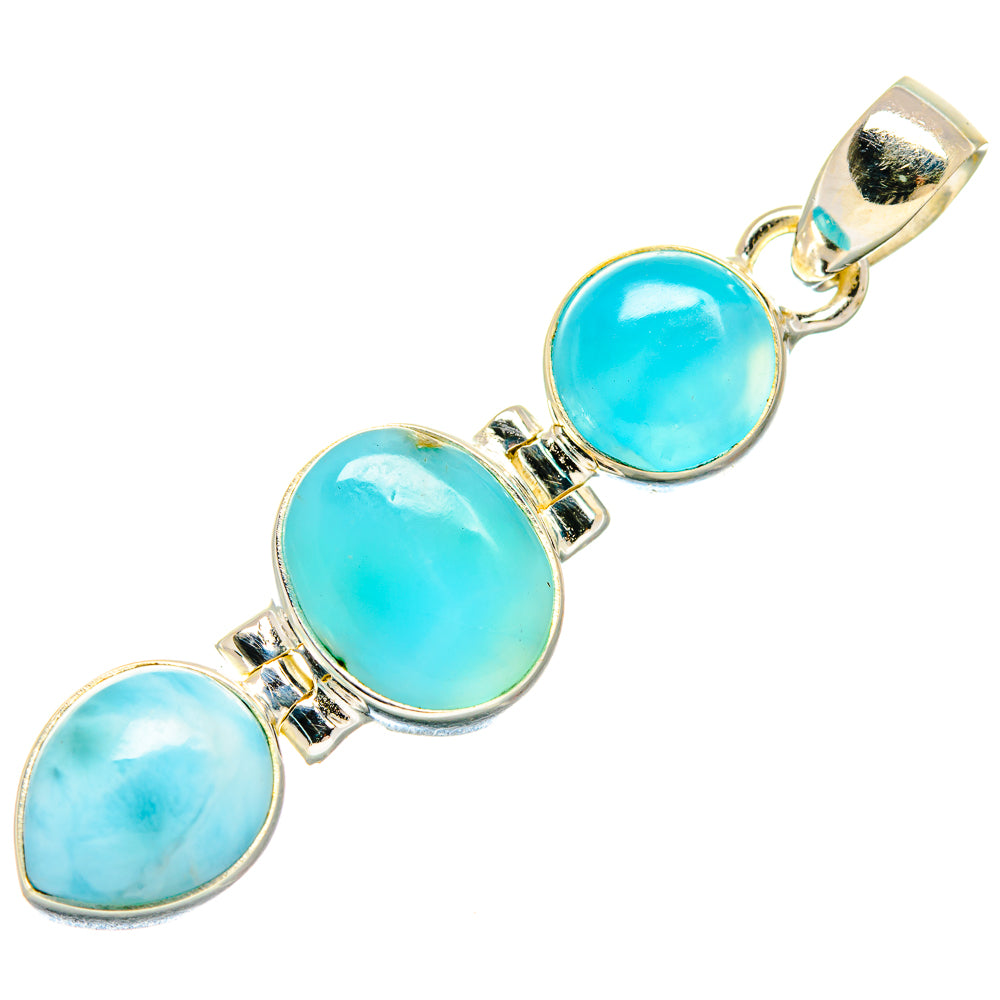 Larimar Pendants handcrafted by Anasilvercos - PD20551