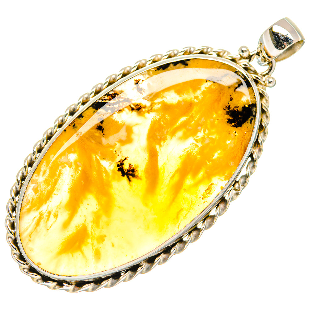 Plume Agate Pendants handcrafted by Anasilvercos - PD20574