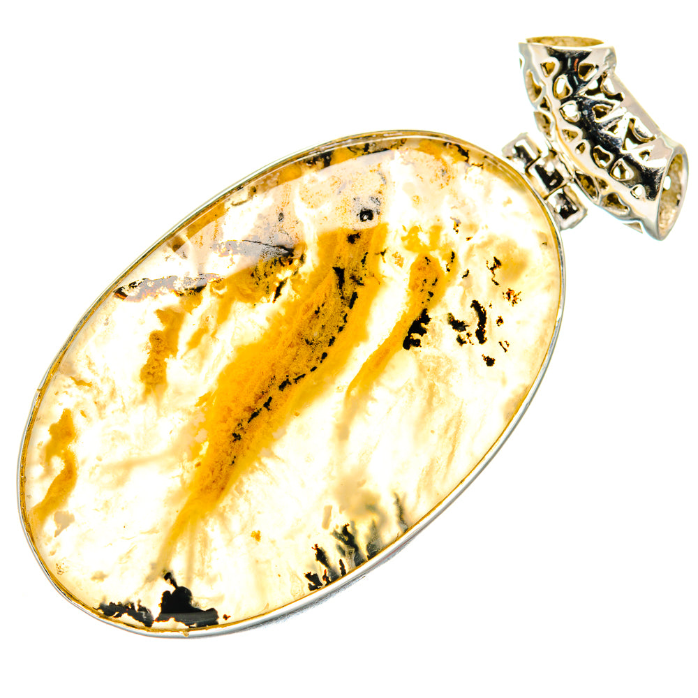 Plume Agate Pendants handcrafted by Anasilvercos - PD20575
