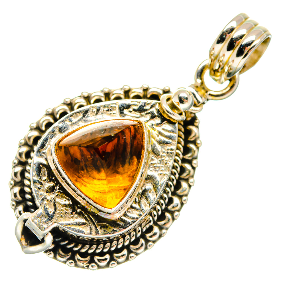 Citrine Pendants handcrafted by Anasilvercos - PD20617