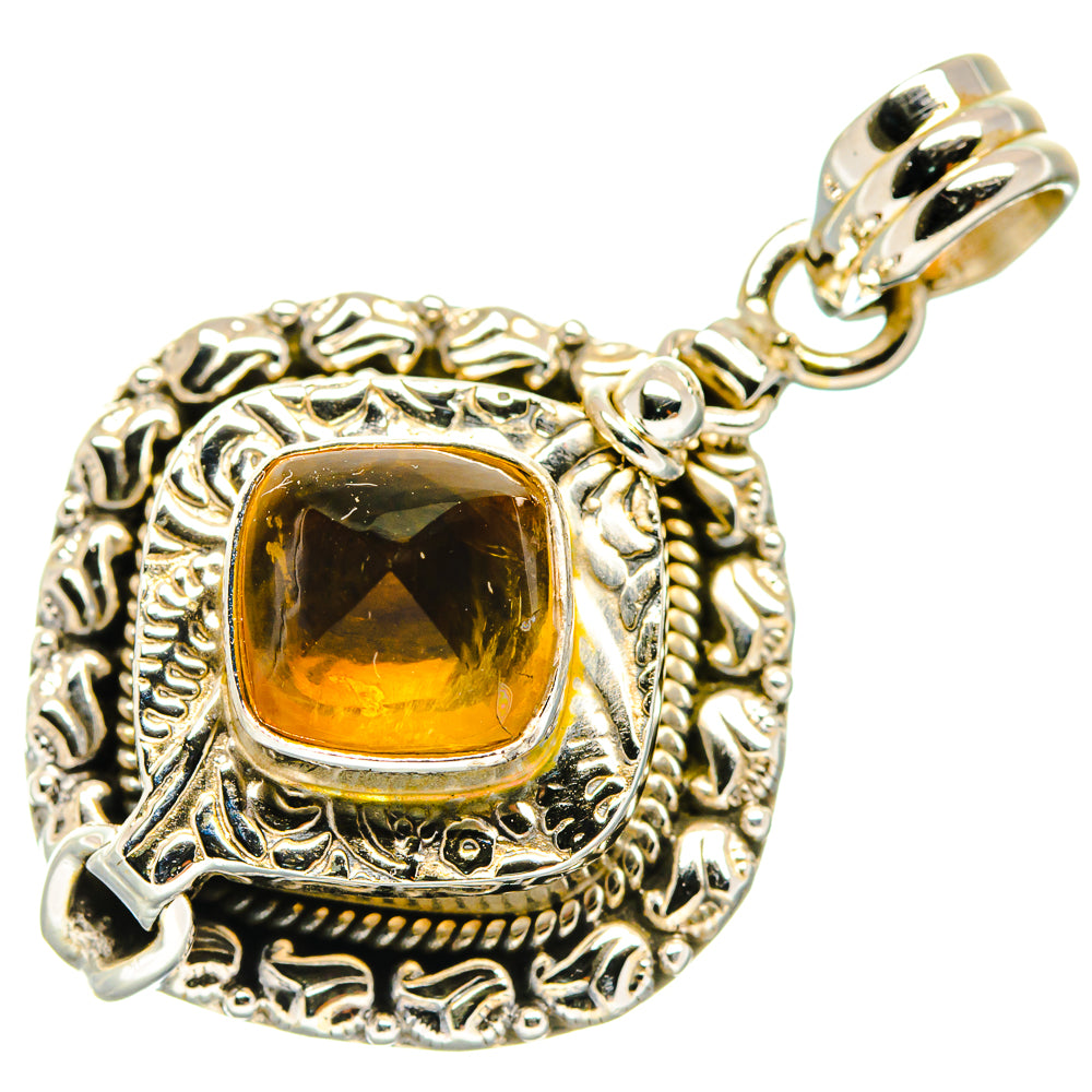 Citrine Pendants handcrafted by Anasilvercos - PD20624