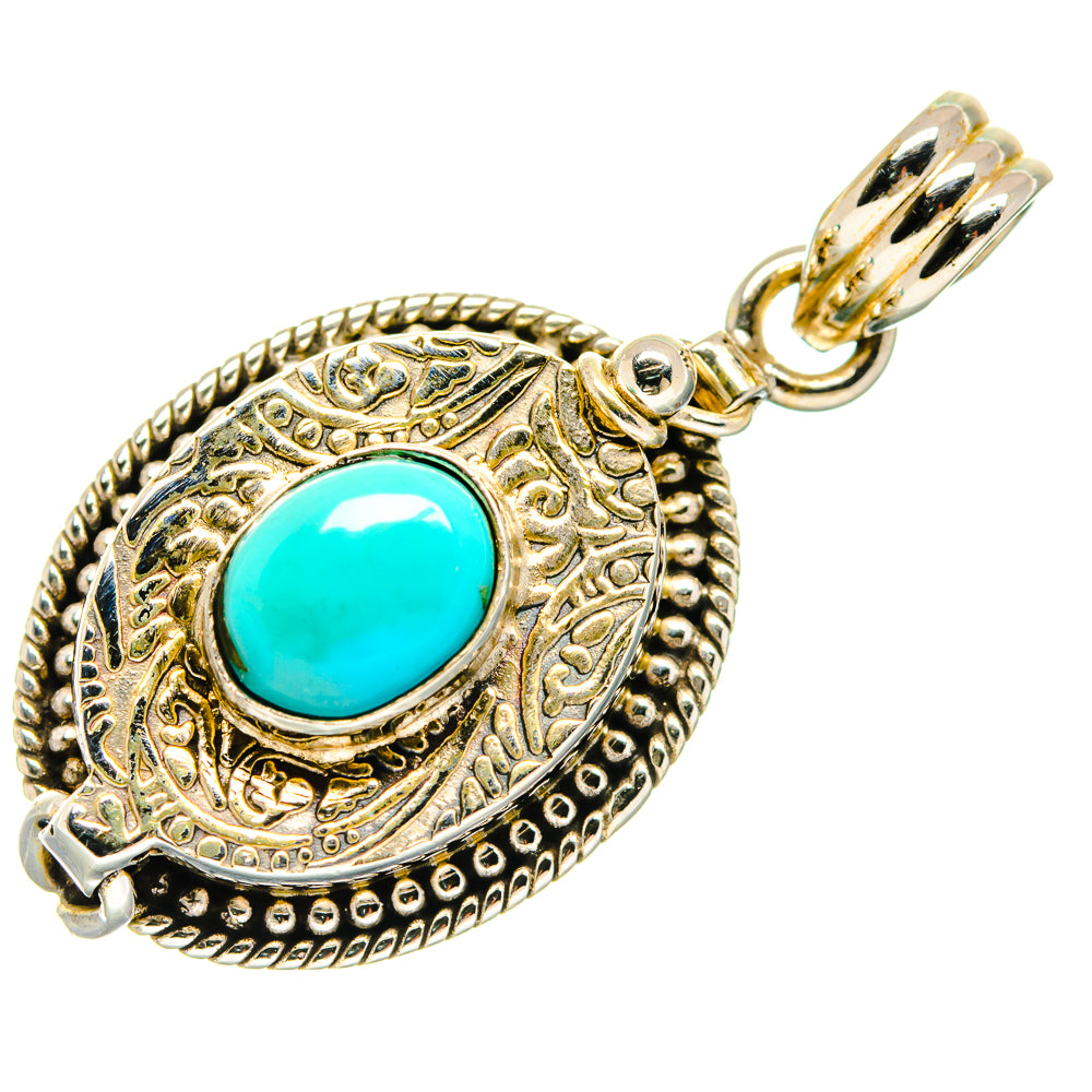 Chrysocolla Pendants handcrafted by Anasilvercos - PD20626 - Photo 2