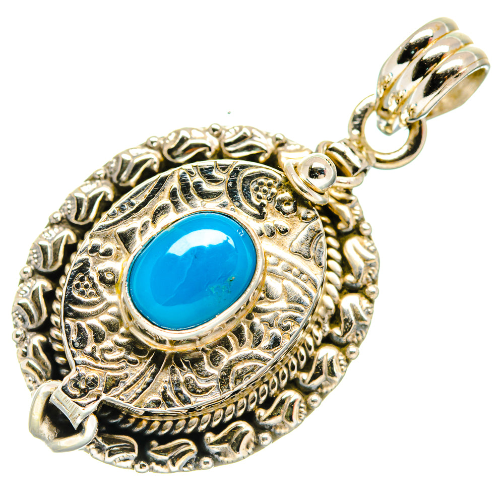 Chrysocolla Pendants handcrafted by Anasilvercos - PD20629 - Photo 2