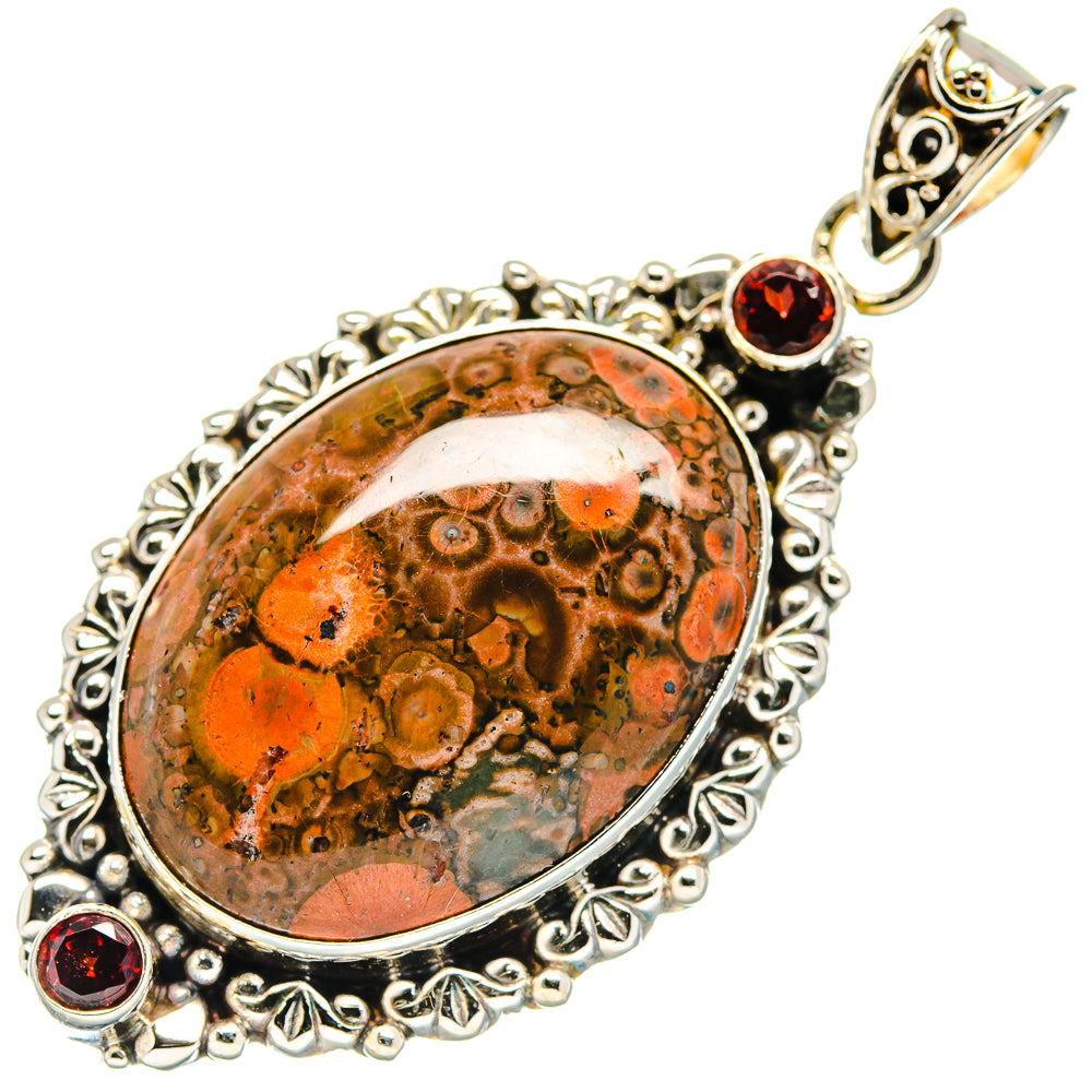 Poppy Jasper Pendants handcrafted by Anasilvercos - PD20651