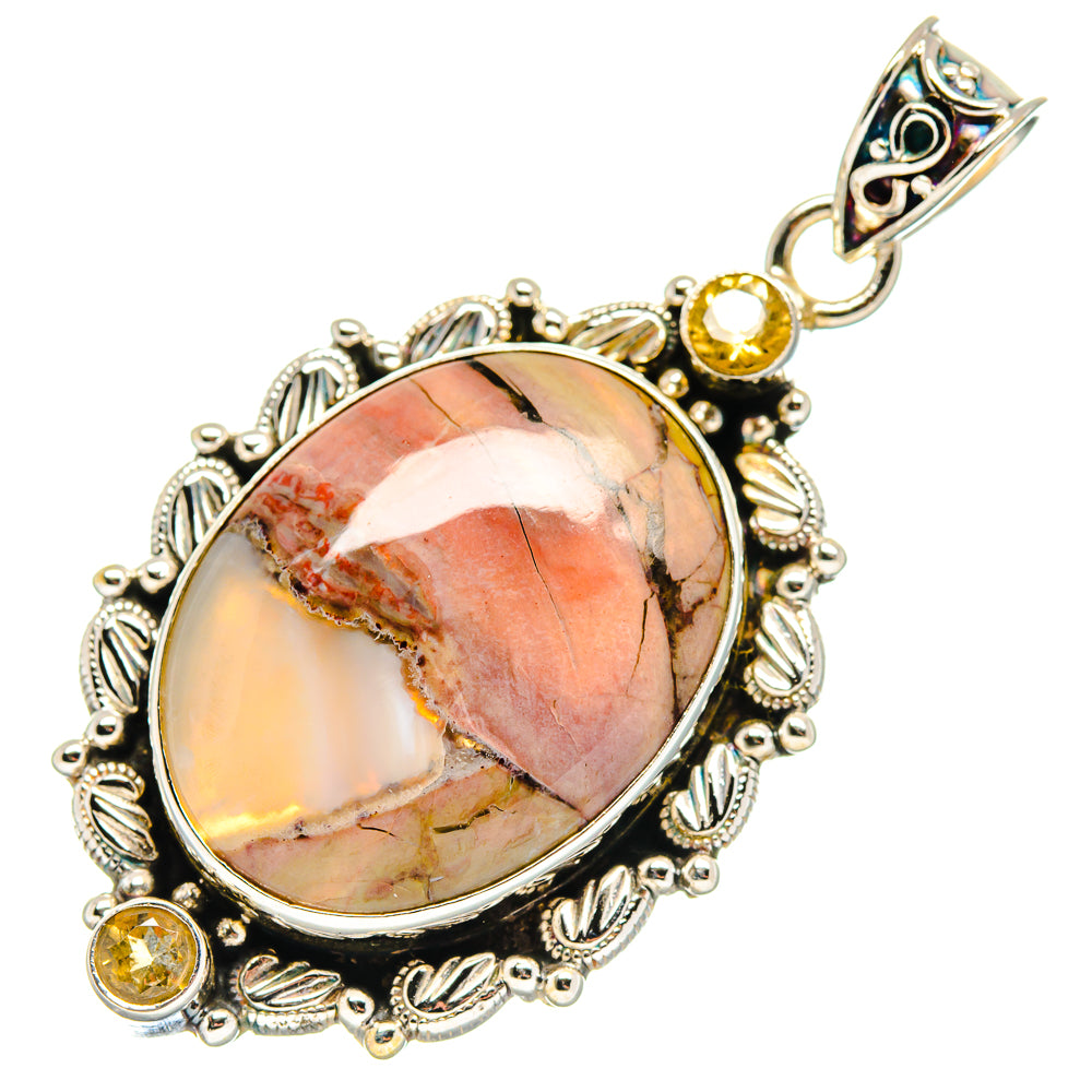 Butterfly Jasper Pendants handcrafted by Anasilvercos - PD20657