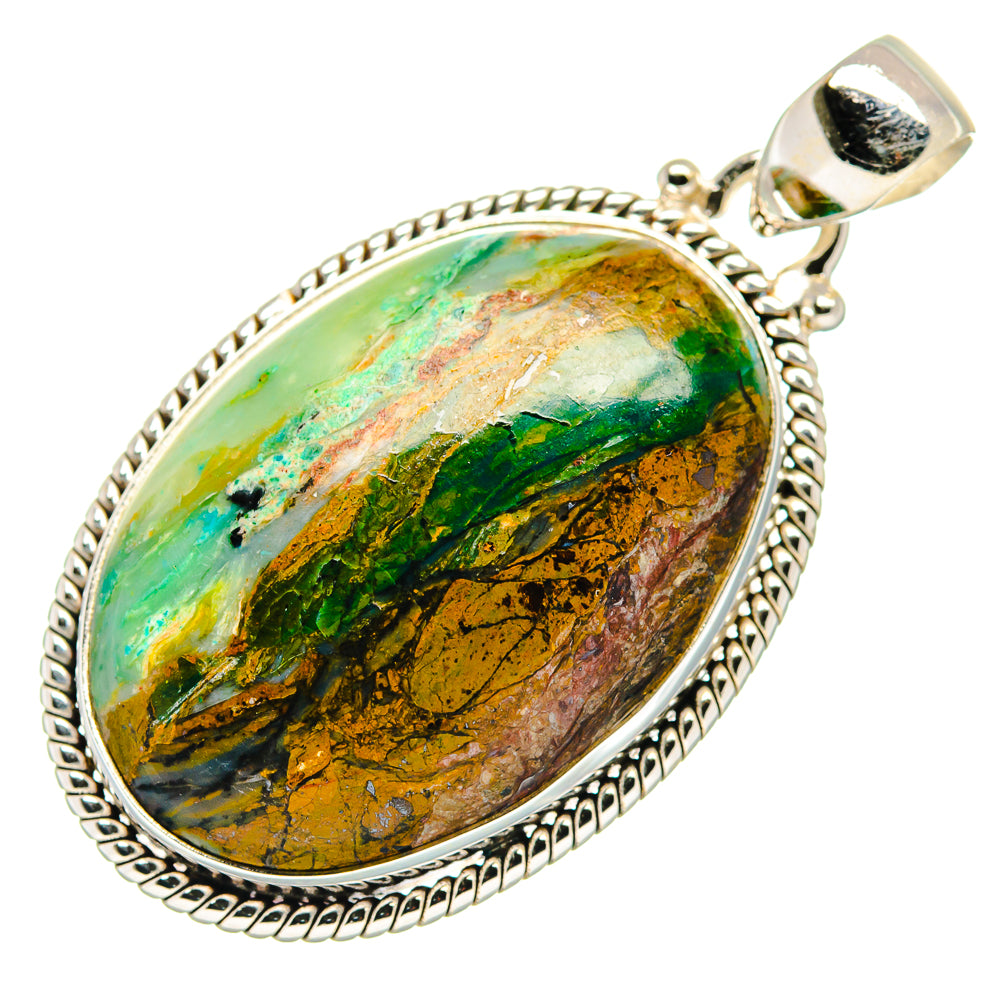 Peruvian Opal Pendants handcrafted by Anasilvercos - PD20665
