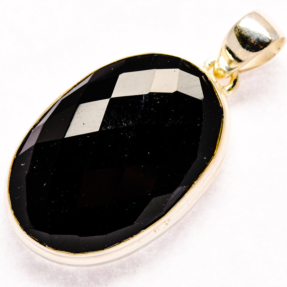 Black Onyx Pendants handcrafted by Anasilvercos - PD20677