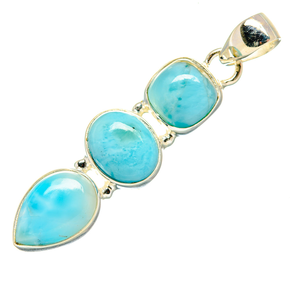 Larimar Pendants handcrafted by Anasilvercos - PD20685