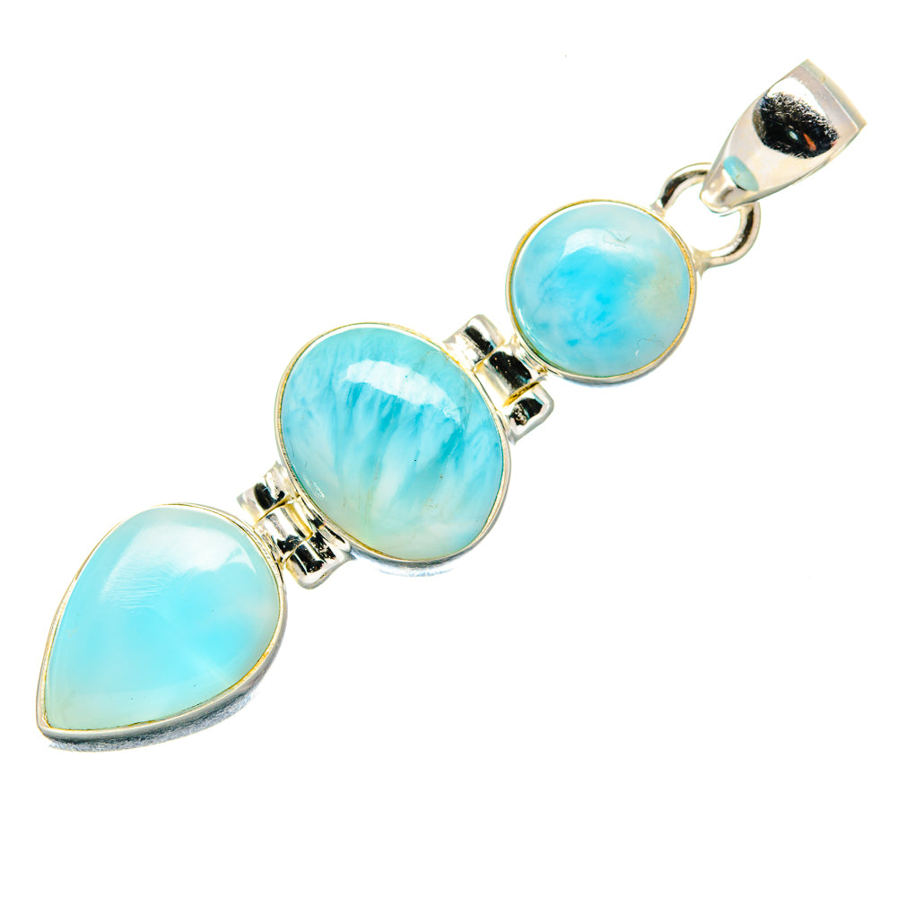 Larimar Pendants handcrafted by Anasilvercos - PD20686
