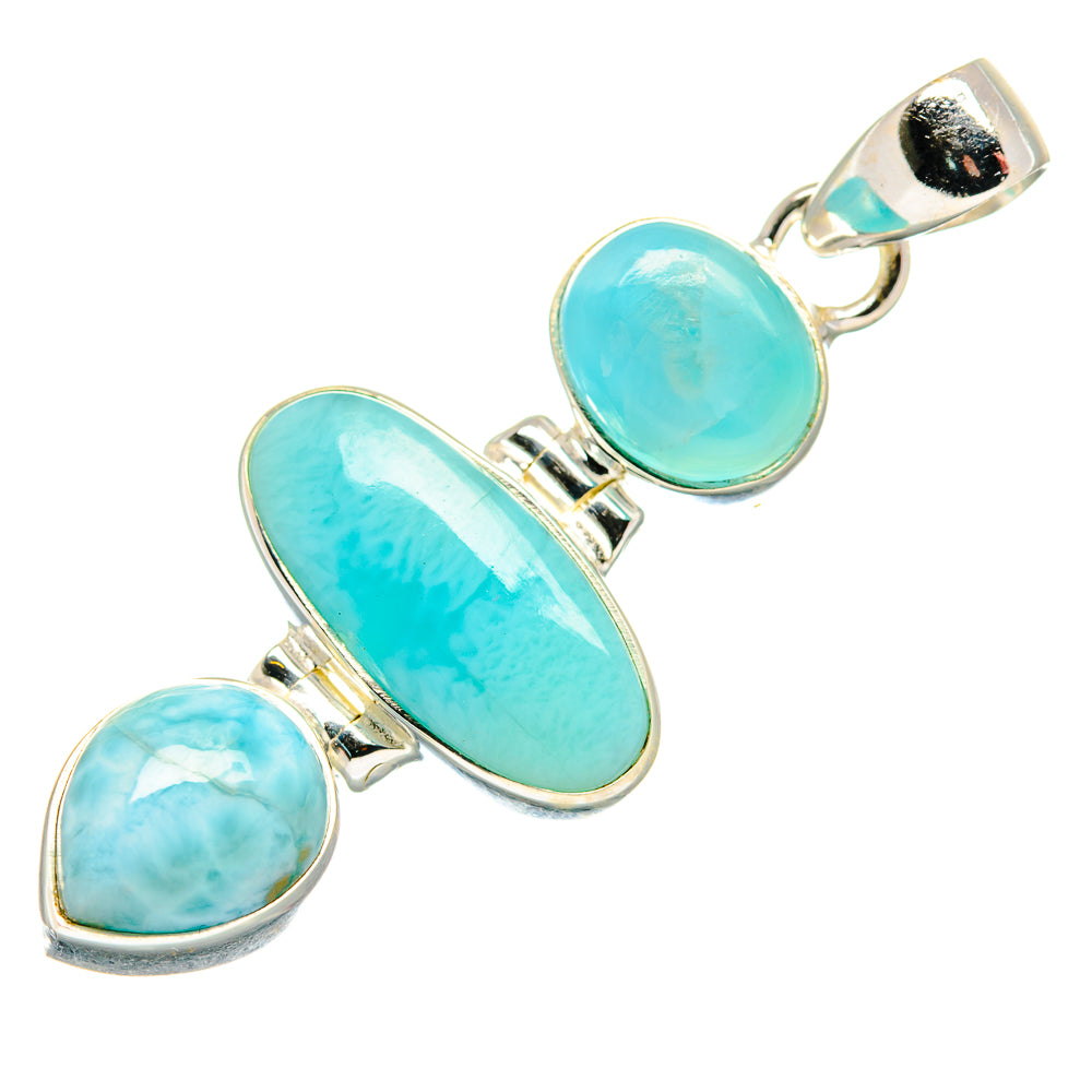 Larimar Pendants handcrafted by Anasilvercos - PD20687