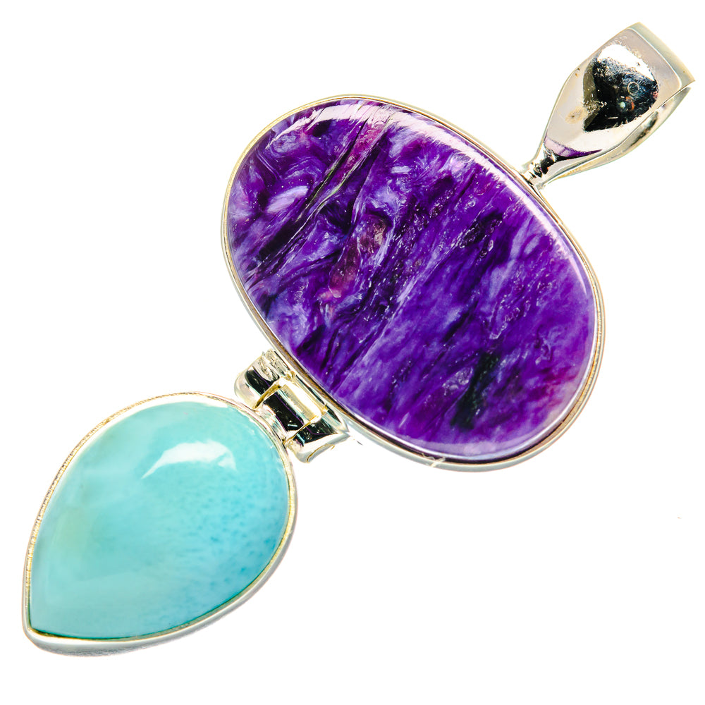 Charoite Pendants handcrafted by Anasilvercos - PD20690