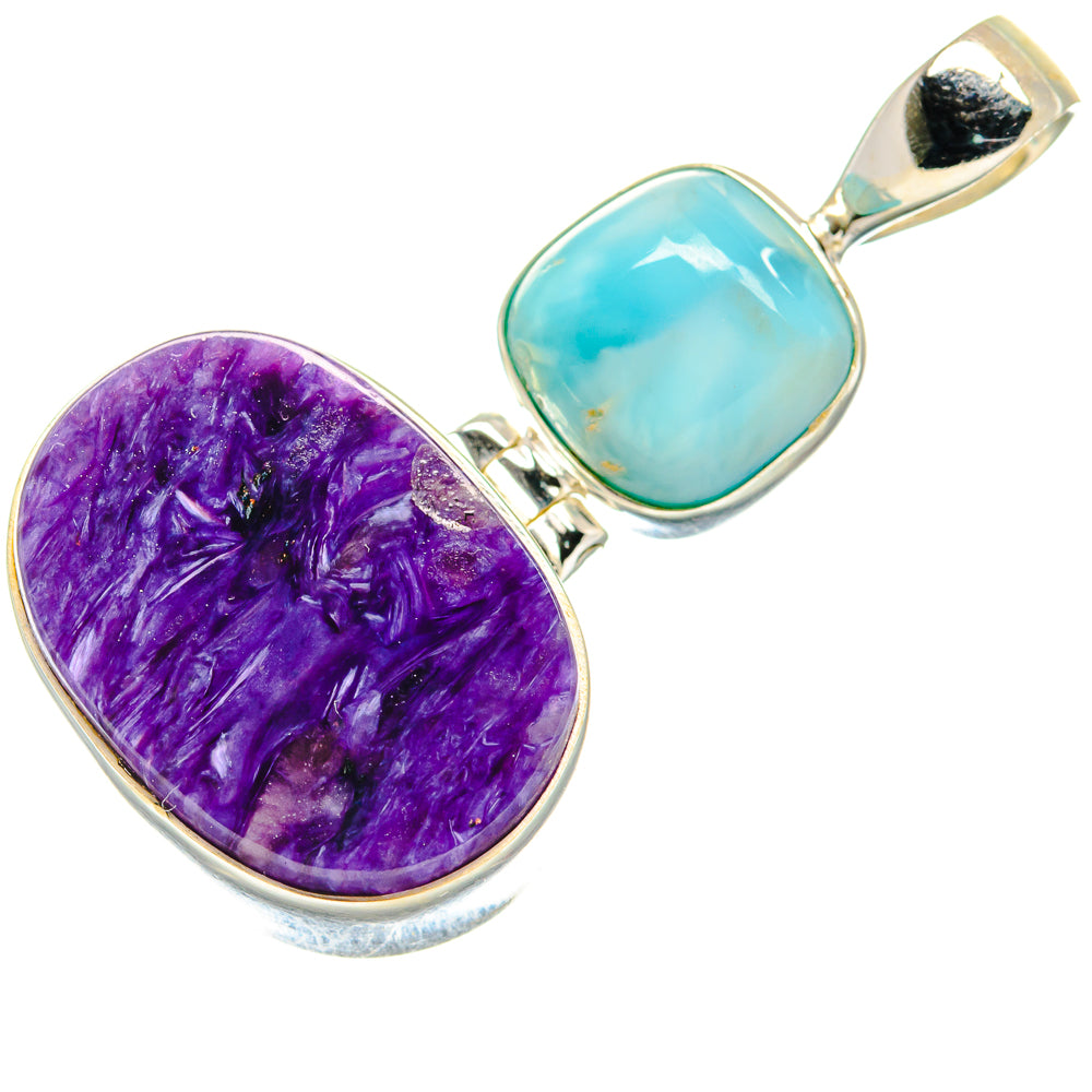 Charoite Pendants handcrafted by Anasilvercos - PD20692