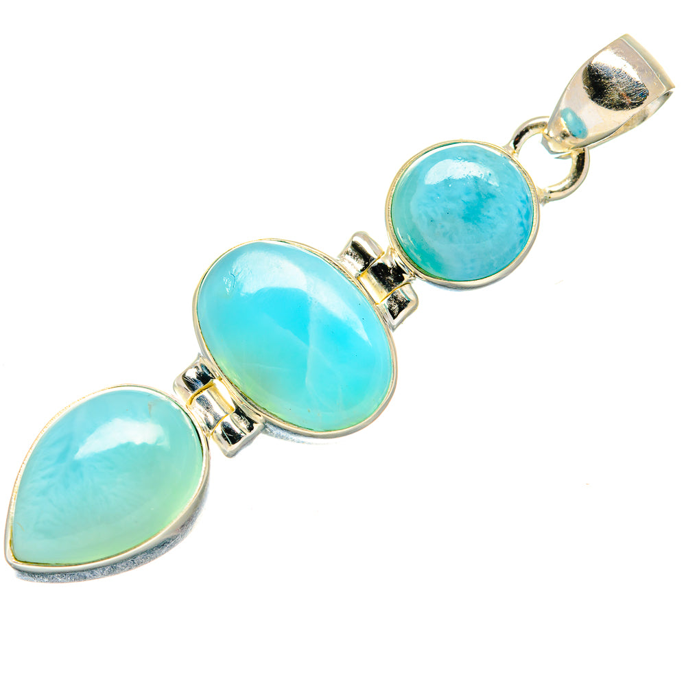 Larimar Pendants handcrafted by Anasilvercos - PD20694