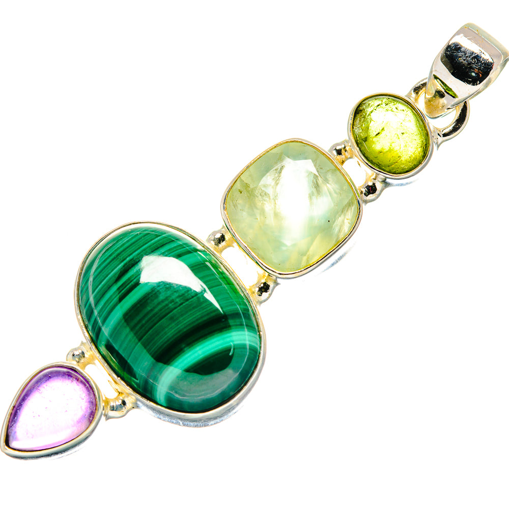 Malachite Pendants handcrafted by Anasilvercos - PD20705