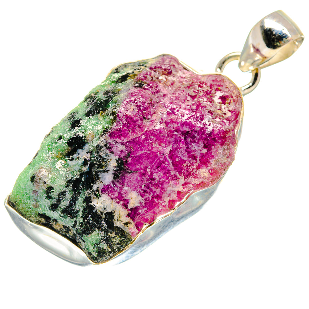 Ruby Zoisite Pendants handcrafted by Anasilvercos - PD20713