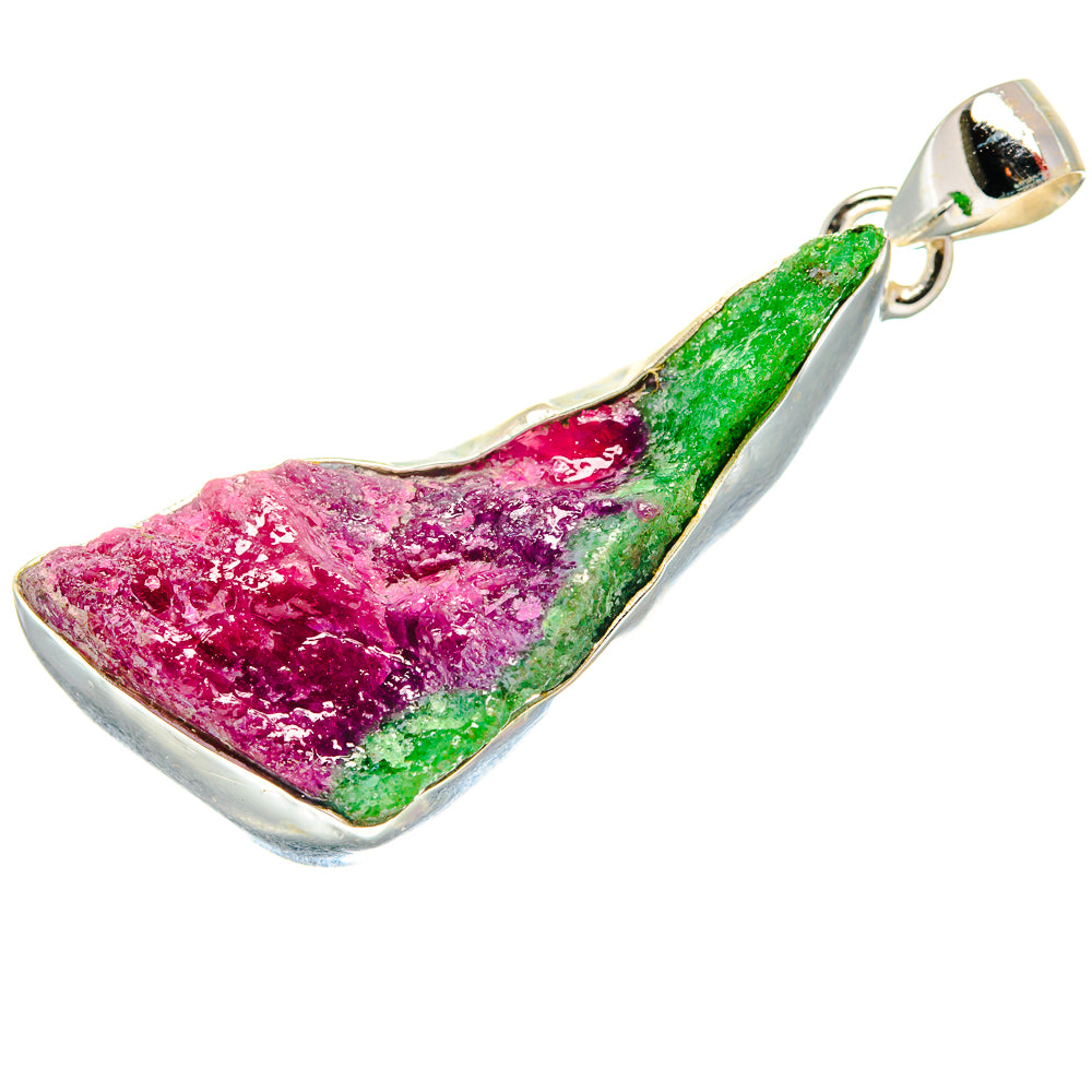 Ruby Zoisite Pendants handcrafted by Anasilvercos - PD20714