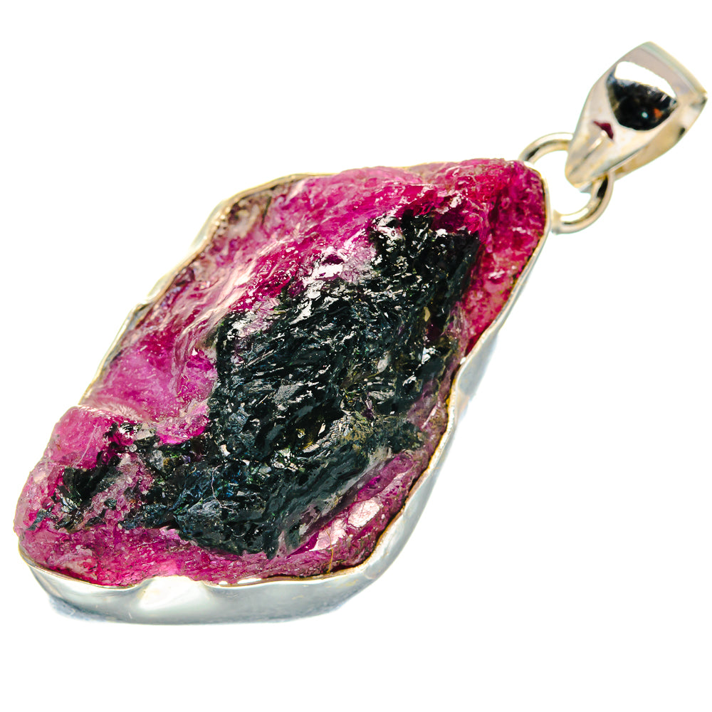 Ruby Zoisite Pendants handcrafted by Anasilvercos - PD20715