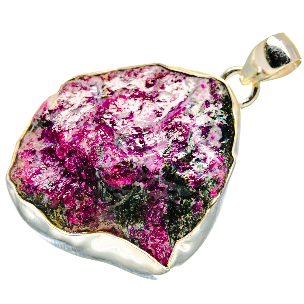 Ruby Zoisite Pendants handcrafted by Anasilvercos - PD20716