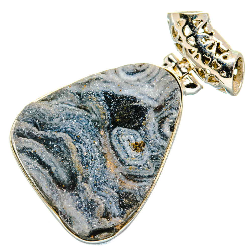 Desert Druzy Pendants handcrafted by Anasilvercos - PD20731