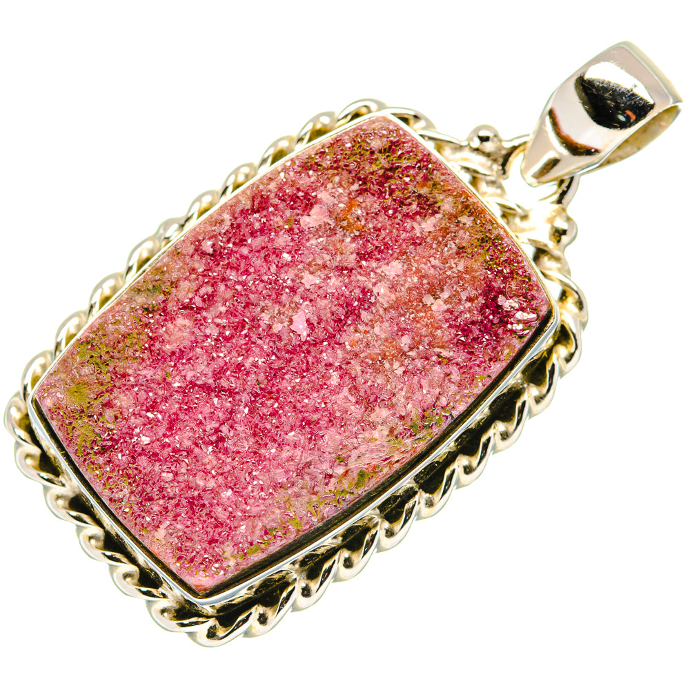 Cobalto Calcite Druzy Pendants handcrafted by Anasilvercos - PD20735