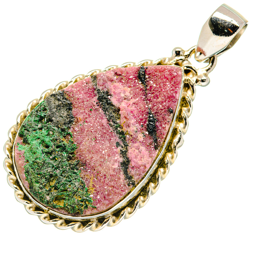 Cobalto Calcite Druzy Pendants handcrafted by Anasilvercos - PD20736