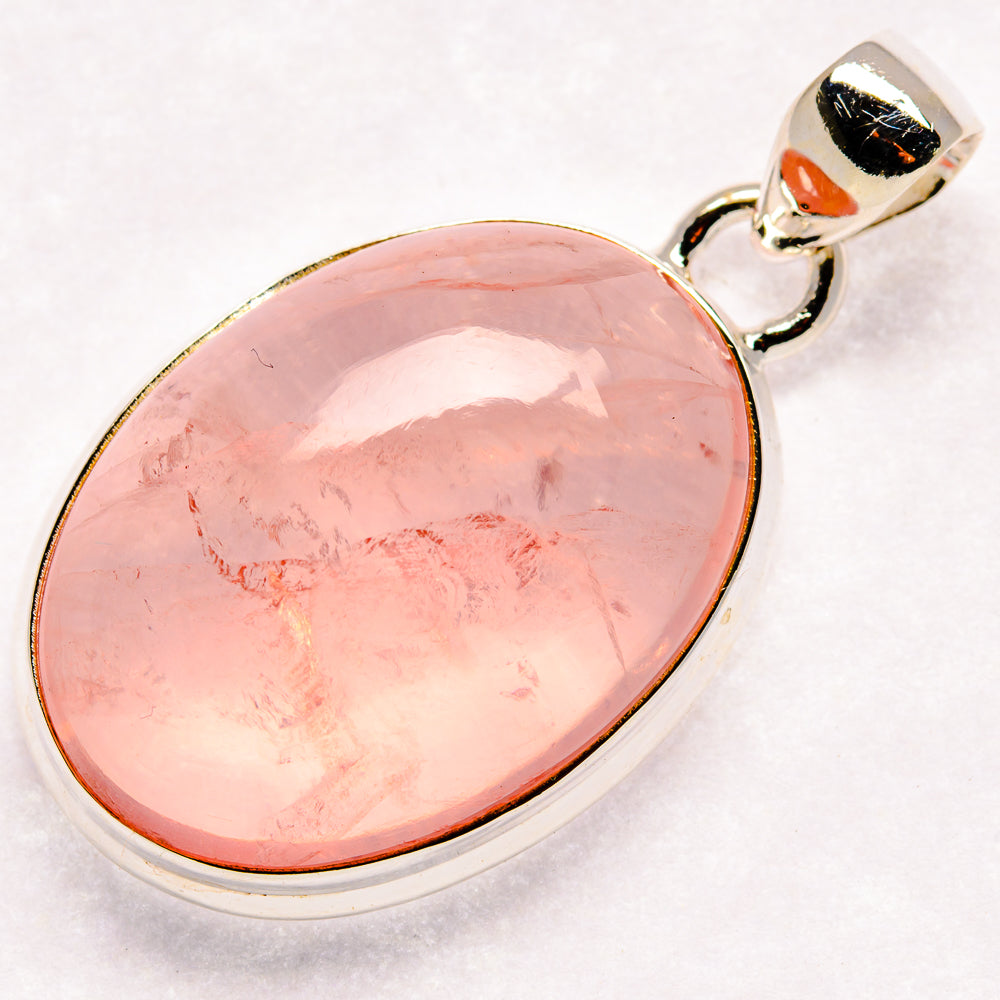 Rose Quartz Pendants handcrafted by Anasilvercos - PD20741 - Photo 2
