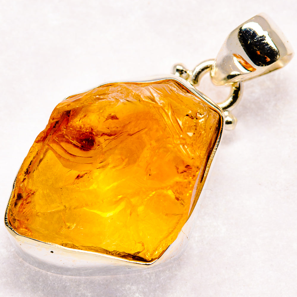 Citrine Pendants handcrafted by Anasilvercos - PD20756