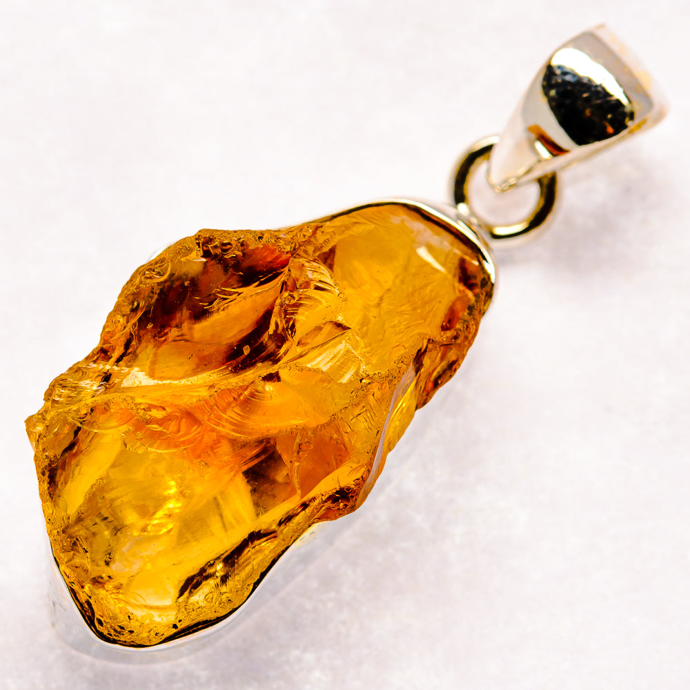 Citrine Pendants handcrafted by Anasilvercos - PD20758