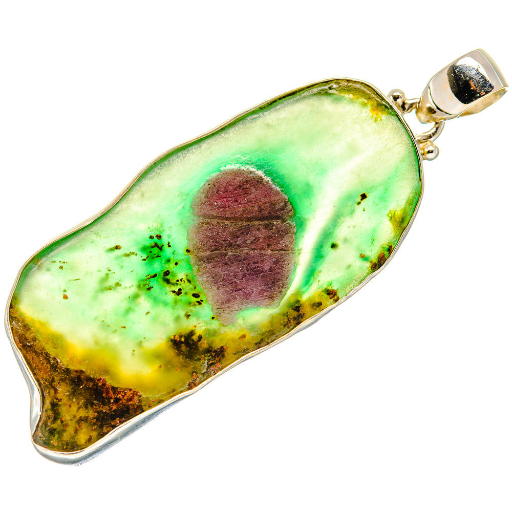 Ruby Fuchsite Pendants handcrafted by Anasilvercos - PD20766