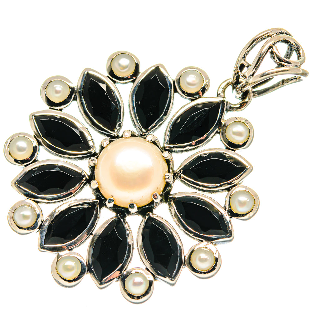 Black Onyx Pendants handcrafted by Anasilvercos - PD20773