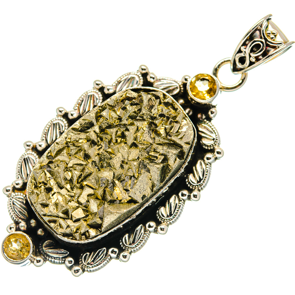 Pyrite Pendants handcrafted by Anasilvercos - PD20779