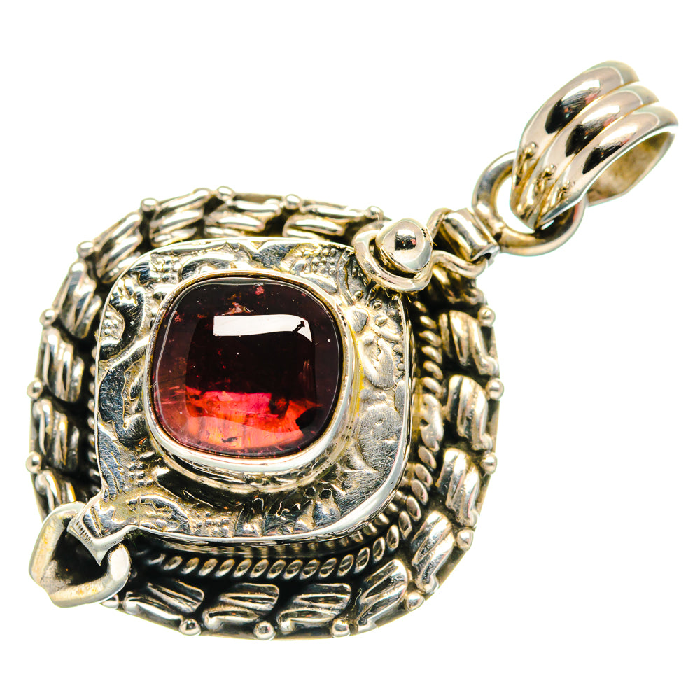 Pink Tourmaline Pendants handcrafted by Anasilvercos - PD20786
