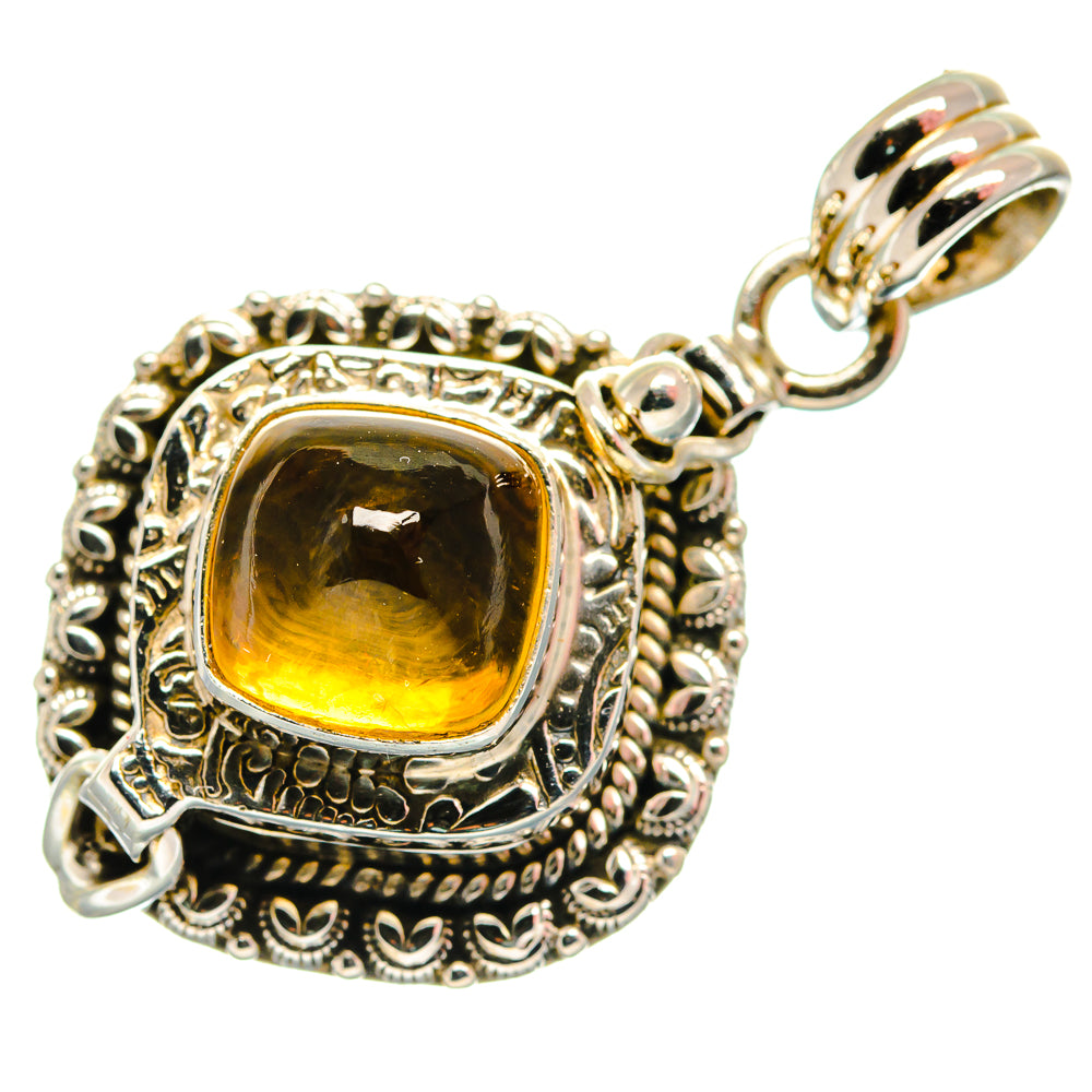 Citrine Pendants handcrafted by Anasilvercos - PD20788