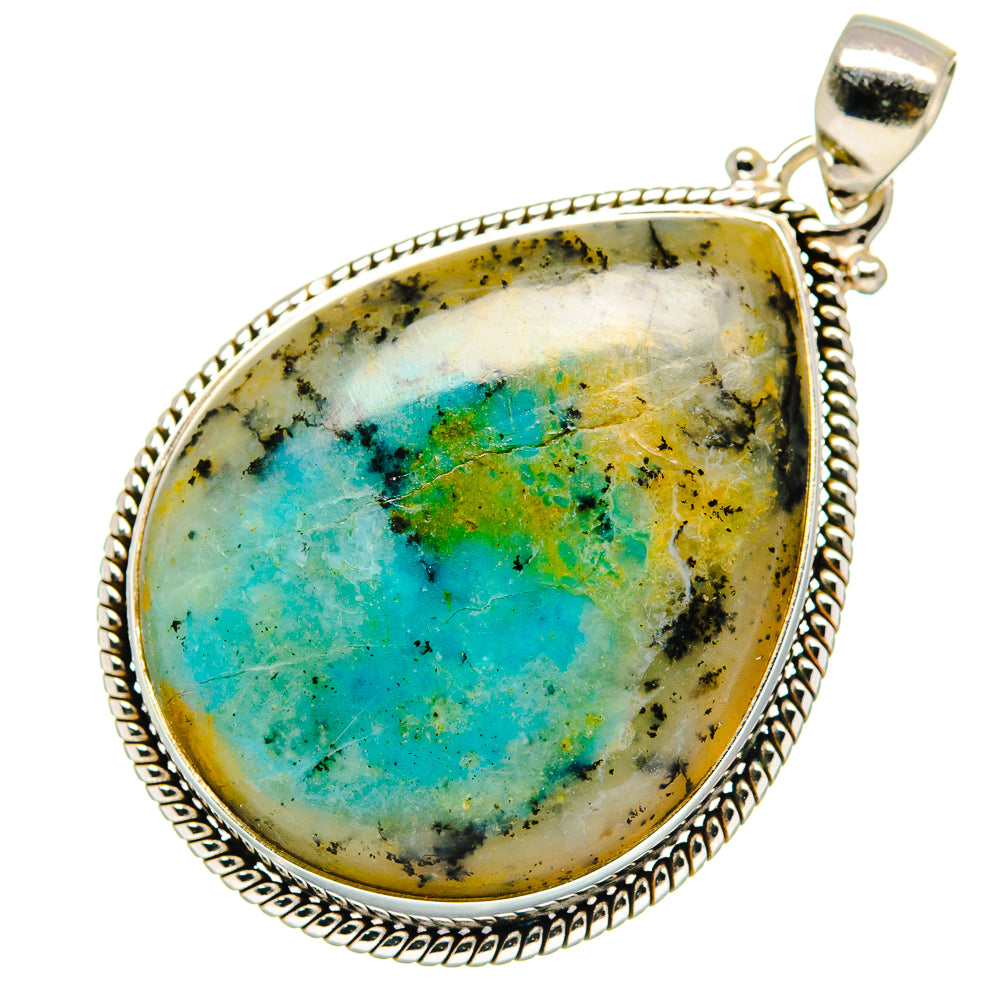 Peruvian Opal Pendants handcrafted by Anasilvercos - PD20804