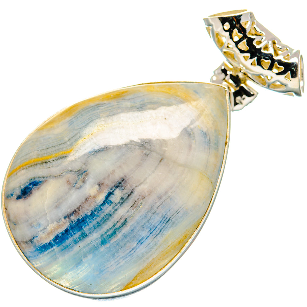 Blue Scheelite Pendants handcrafted by Anasilvercos - PD20810