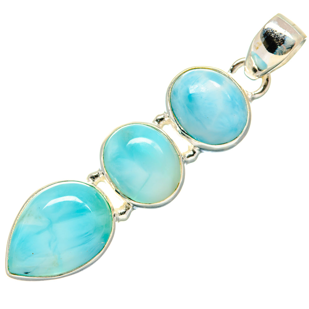 Larimar Pendants handcrafted by Anasilvercos - PD20831
