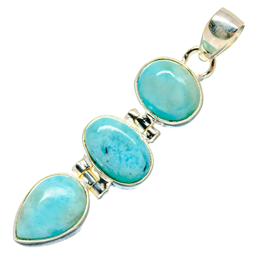 Larimar Pendants handcrafted by Anasilvercos - PD20834 - Photo 2
