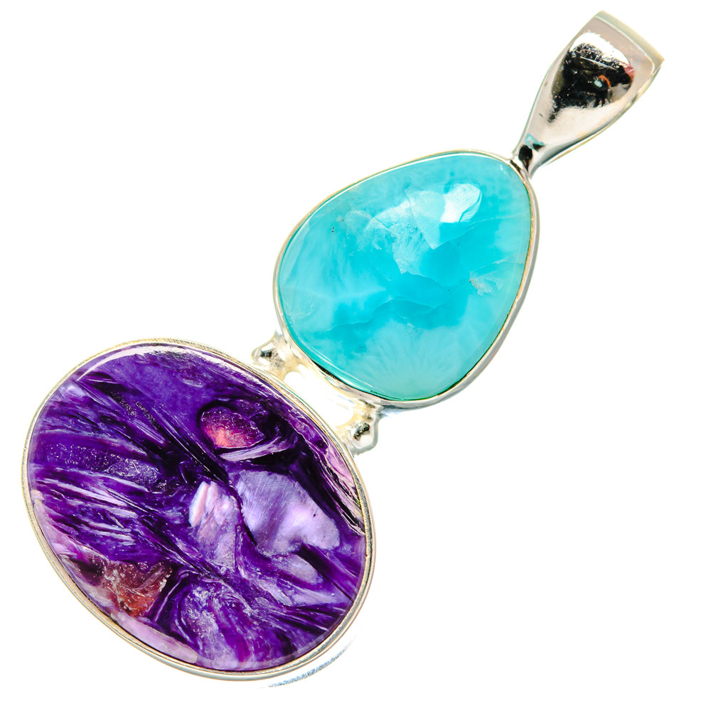 Charoite Pendants handcrafted by Anasilvercos - PD20846