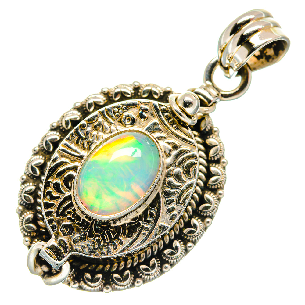 Ethiopian Opal Pendants handcrafted by Anasilvercos - PD20878