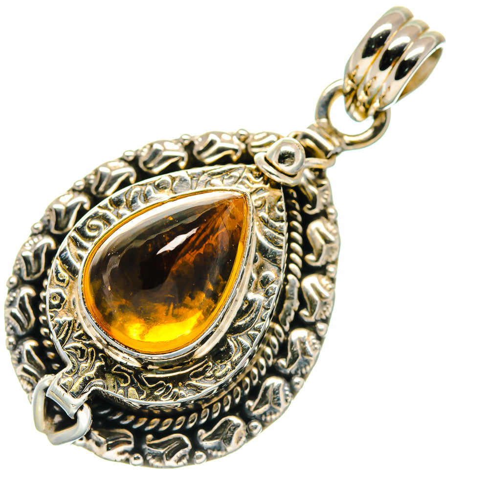 Citrine Pendants handcrafted by Anasilvercos - PD20888