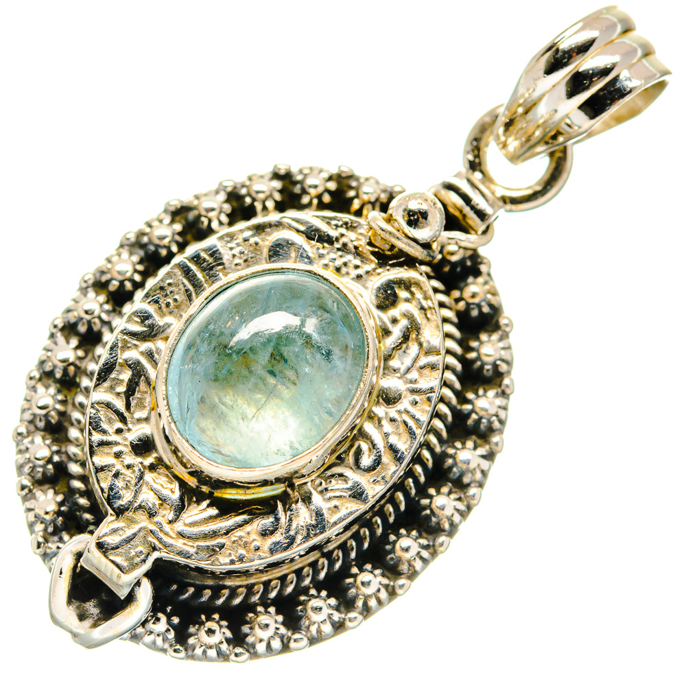 Aquamarine Pendants handcrafted by Anasilvercos - PD20889