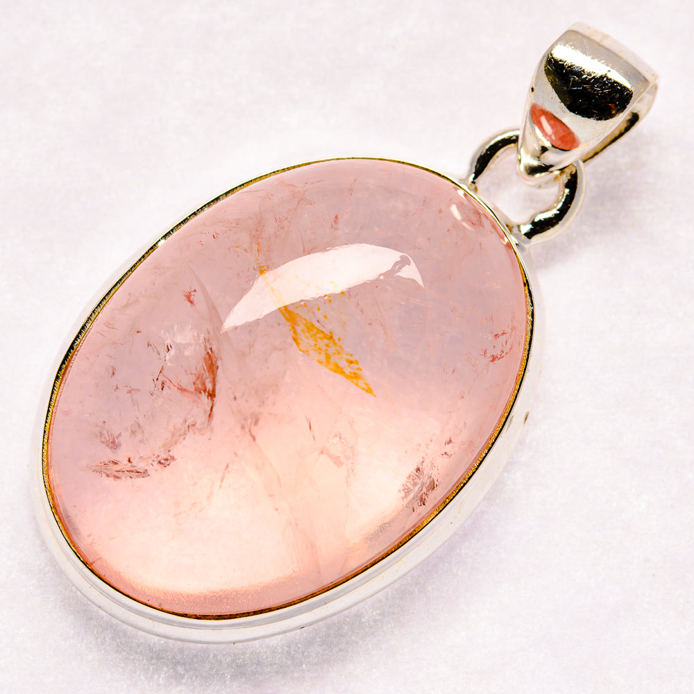 Rose Quartz Pendants handcrafted by Anasilvercos - PD20895 - Photo 2