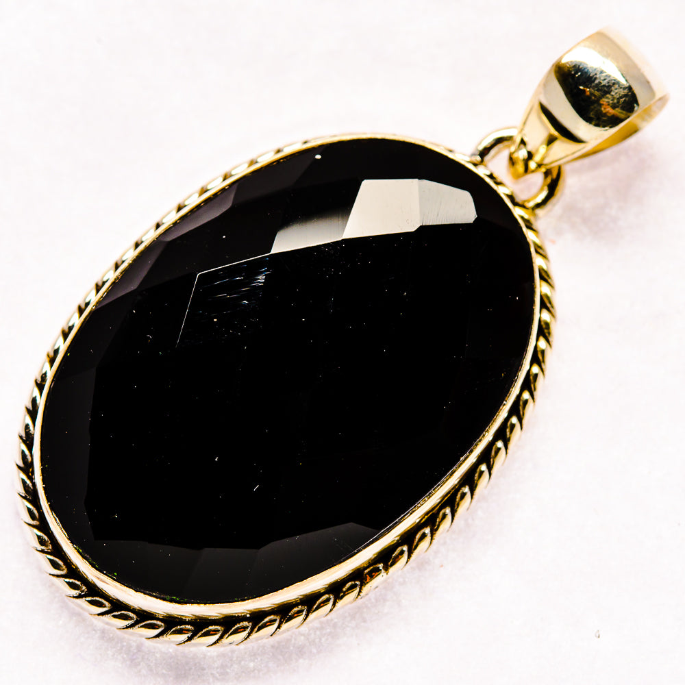 Black Onyx Pendants handcrafted by Anasilvercos - PD20921