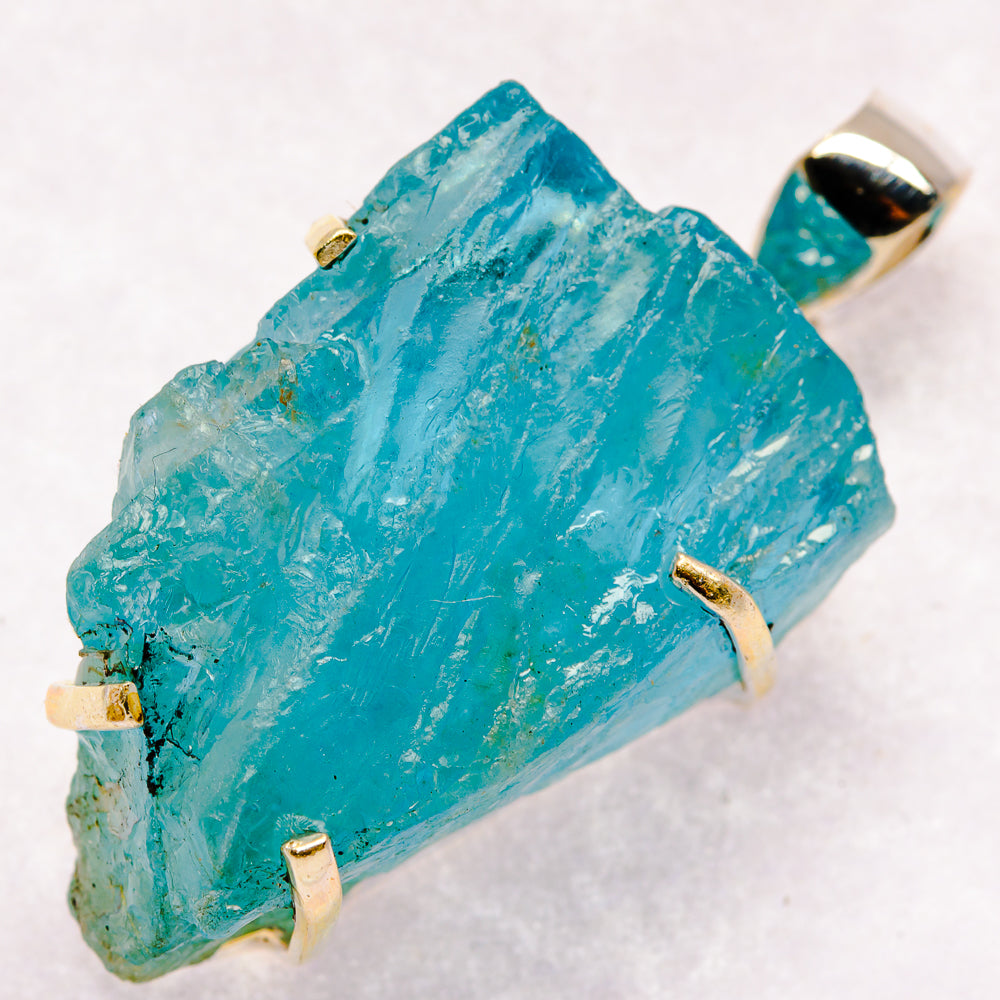 Aquamarine Pendants handcrafted by Anasilvercos - PD20935