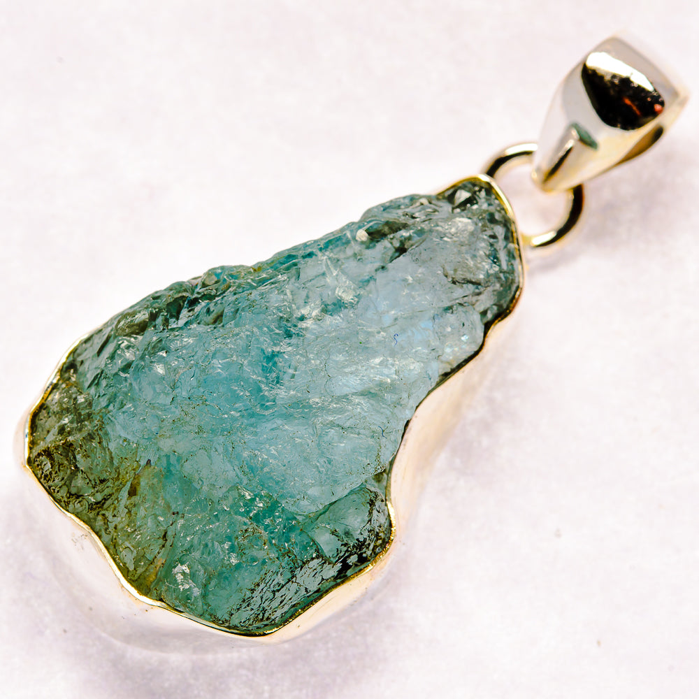 Aquamarine Pendants handcrafted by Anasilvercos - PD20936